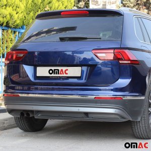 Volkswagen Tiguan Rear Bumper Trim - Omac - S. Steel - Gloss Silver - '18-'24 Volkswagen Tiguan Rear Bumper Trim - Omac - S. Steel - Gloss Silver - '18-'24